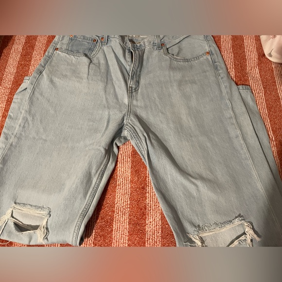 Levi’s jeans size they are a low pro straight fit light blue - Picture 1 of 3